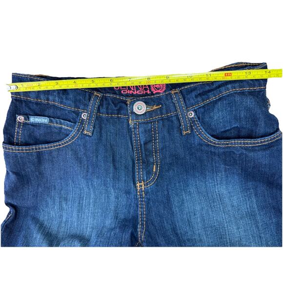 Cinch Jenna Jeans Womens Sz 3/27 Relaxed Bootcut Dark Wash Western - Picture 6 of 9